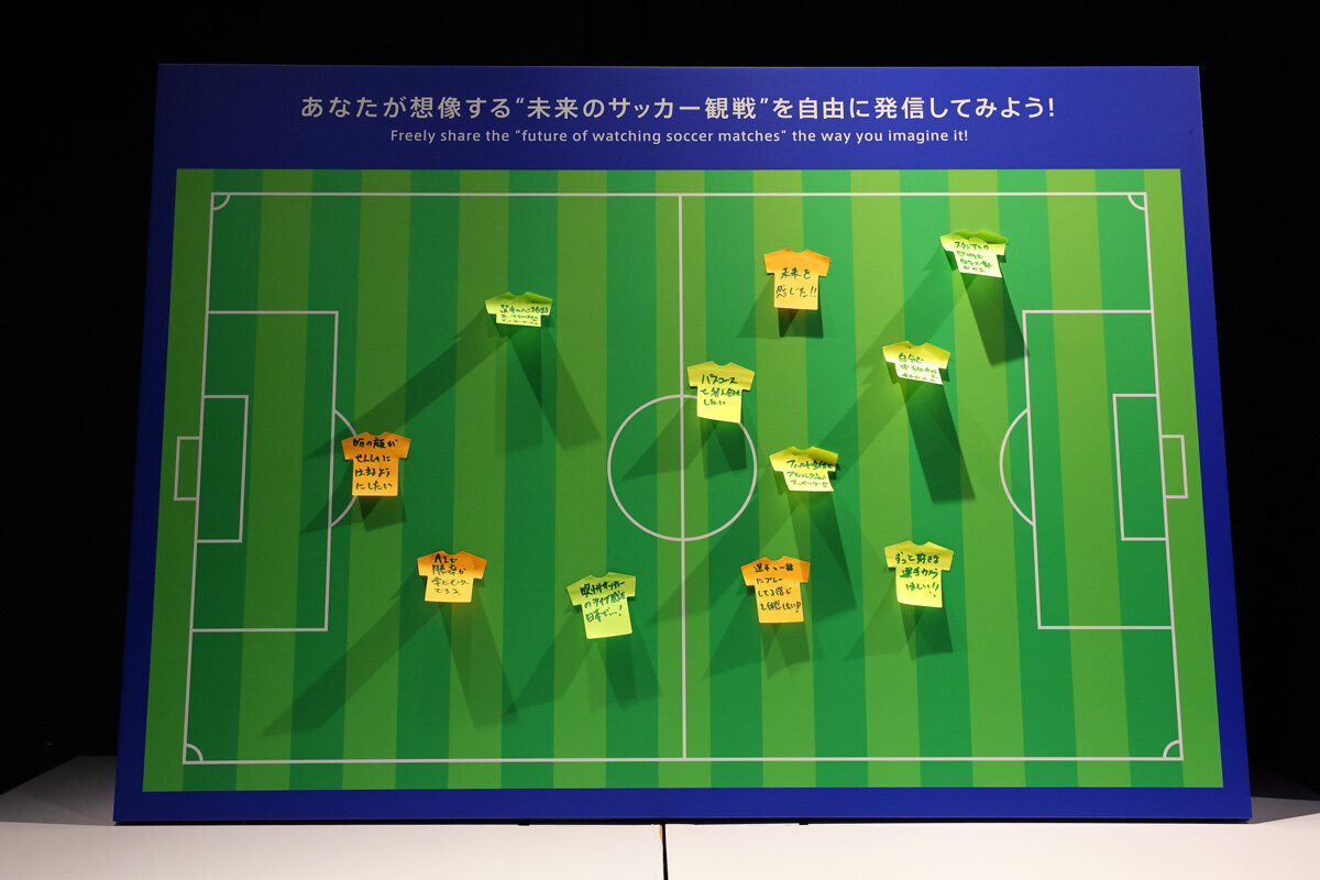 あなたが想像する「未来のサッカー観戦」を自由に発信してみよう！